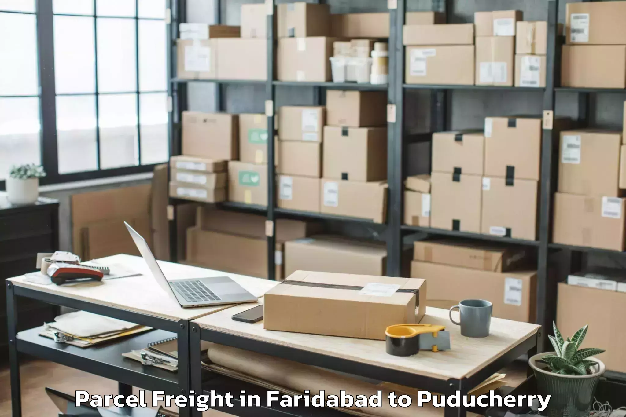 Faridabad to Villianur Parcel Freight Booking